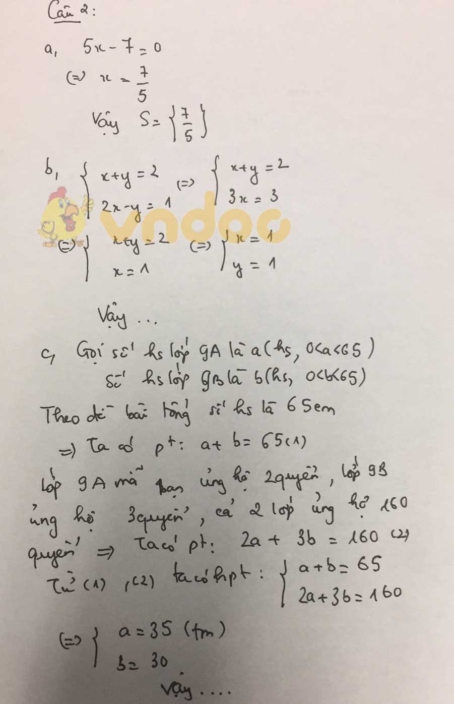 Đáp án đề thi tuyển sinh lớp 10 môn Toán tỉnh Bắc Kạn năm 2020