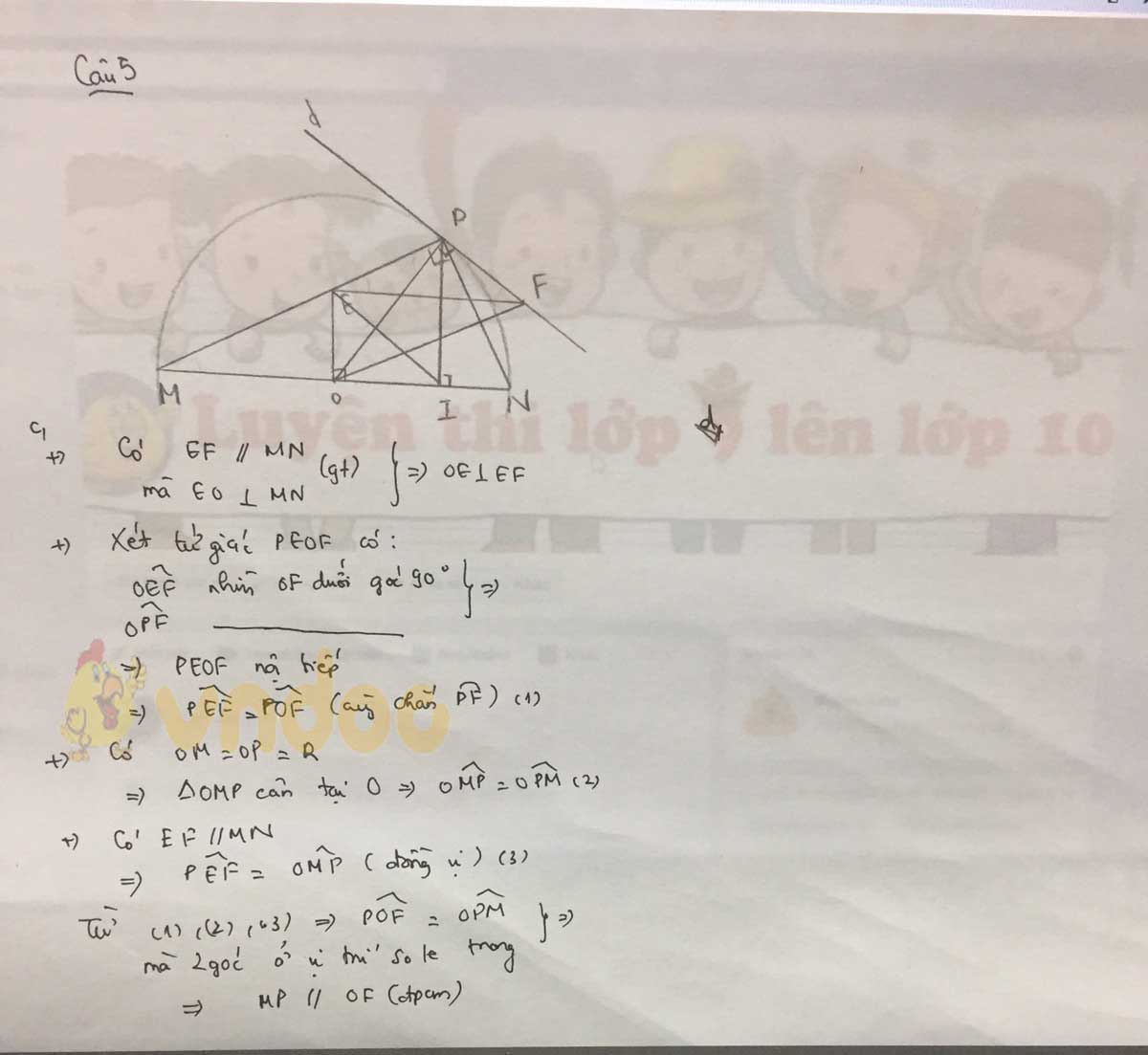 Đáp án đề thi tuyển sinh lớp 10 môn Toán tỉnh Bắc Kạn năm 2020