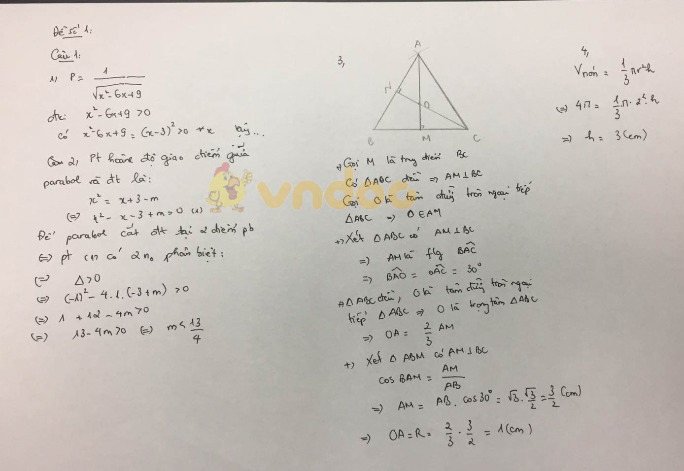 Đề thi tuyển sinh lớp 10 môn Toán chung Chuyên Lê Hồng Phong năm 2020