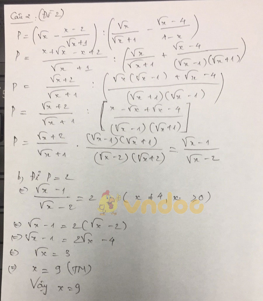 Đề thi tuyển sinh lớp 10 môn Toán chung Chuyên Lê Hồng Phong năm 2020