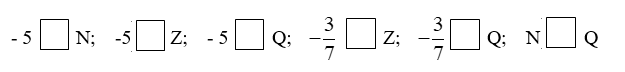 Giải bài tập SBT Toán 7 bài 1: Tập hợp Q các số hữu tỉ