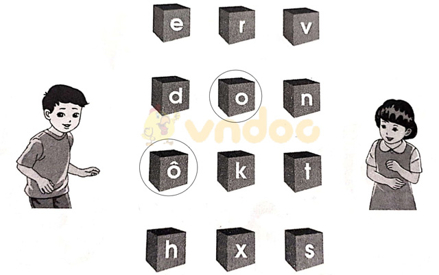 Giải vở bài tập Tiếng Việt 1 Cánh Diều Bài 4: o, ô