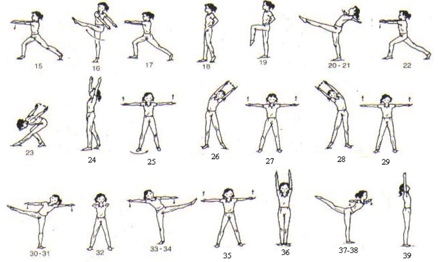 Bài thể dục phát triển chung lớp 9
