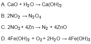 Trắc nghiệm Hóa 10 Bài 18: Phân loại phản ứng trong hóa học vô cơ