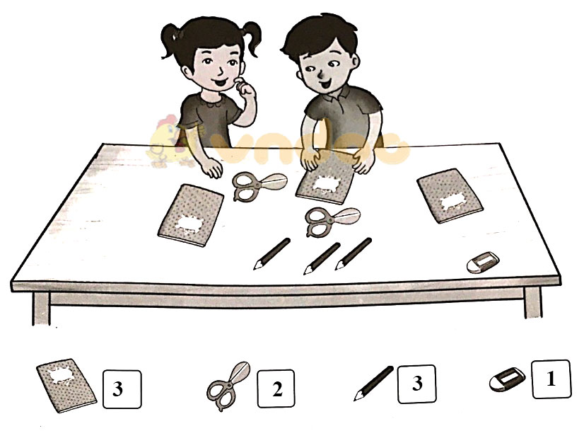 Giải vở bài tập Toán lớp 1 trang 8, 9