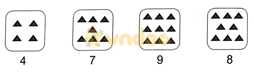 Giải vở bài tập Toán lớp 1 trang 12, 13