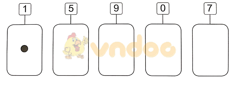 Giải vở bài tập Toán lớp 1 sách Cánh Diều bài 5