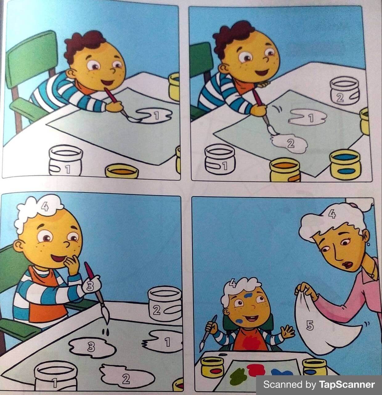 Giải SBT tiếng Anh lớp 1 Unit 1 What color is it? Lesson 6