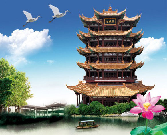 Kết bài thơ Hoàng Hạc lâu