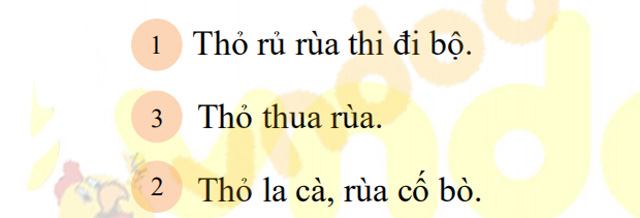 Giải Vở bài tập Tiếng Việt lớp 1 trang 24 Bài 33: Ôn tập