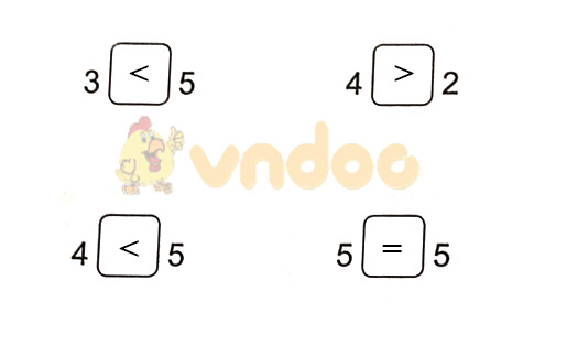 Giải vở bài tập Toán lớp 1 trang 21, 22