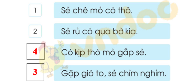 Giải bài tập Tiếng Việt lớp 1 trang 78 Bài 43: im, ip