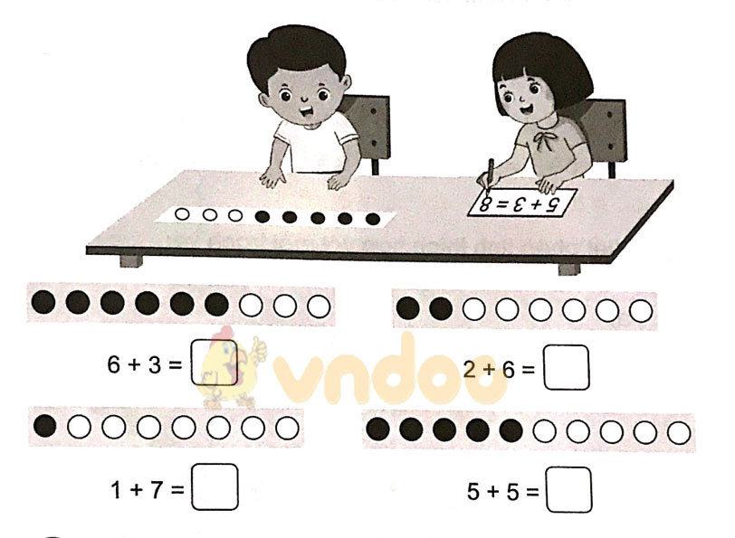 Giải vở bài tập Toán lớp 1 trang 37, 38