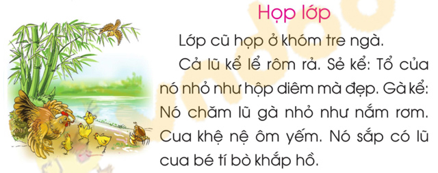 Giải bài tập Tiếng Việt lớp 1 trang 92 Bài: Ôn tập giữa Học kì 1