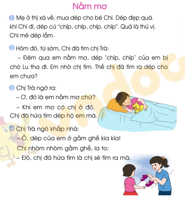 Giải bài tập Tiếng Việt lớp 1 trang 92 Bài: Ôn tập giữa Học kì 1