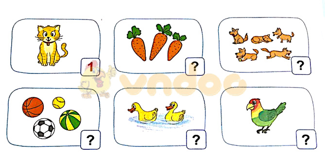 Giải Toán lớp 1 trang 9 sách Kết nối tri thức với cuộc sống