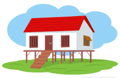 Trắc nghiệm từ vựng Unit 2 lớp 6: My home