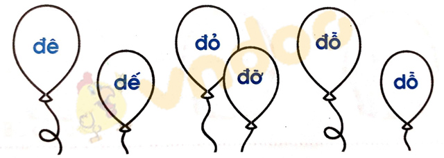 Giải Vở bài tập Tiếng Việt lớp 1 trang 11 Bài 8: D, d, Đ, đ