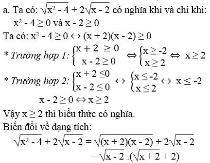 Giải SBT Toán 9 bài 3: Liên hệ giữa phép nhân và phép khai phương