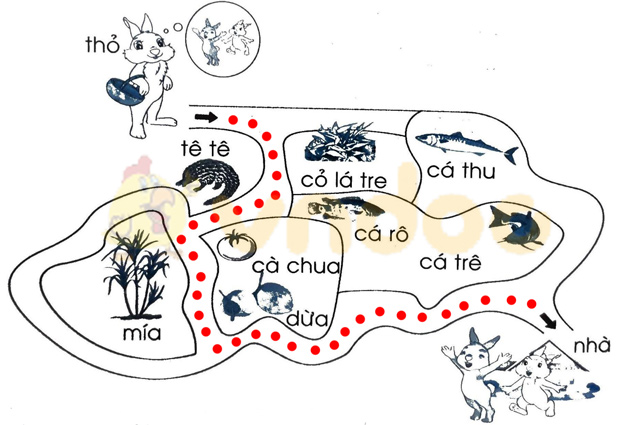 Giải Vở bài tập Tiếng Việt lớp 1 trang 16, 17, 18 Chủ đề 5: Ở nhà