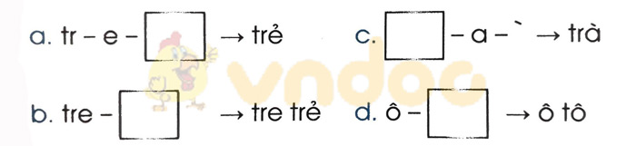 Giải Vở bài tập Tiếng Việt lớp 1 trang 22 Bài 22: T t Tr tr