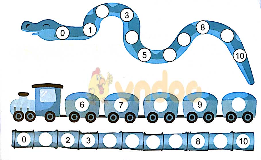 Giải vở bài tập Toán lớp 1 trang 12 sách Kết nối tri thức với cuộc sống