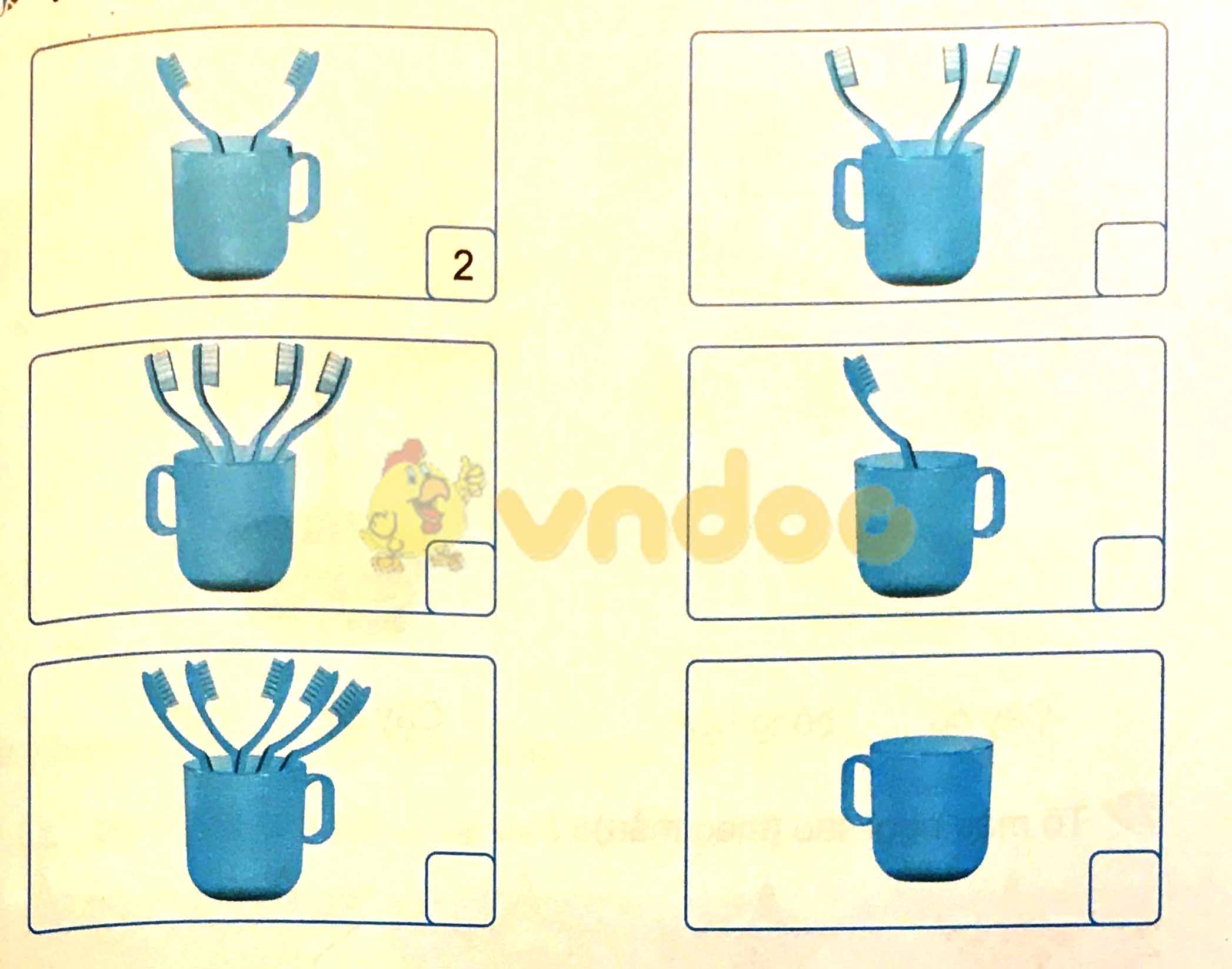 Giải vở bài tập Toán lớp 1 trang 4 sách Kết nối tri thức với cuộc sống