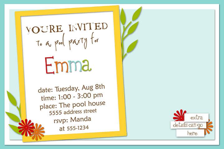 Viết thiệp mời sinh nhật bằng tiếng Anh