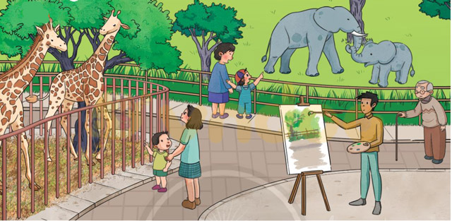 Giải bài tập Tiếng Việt 1 trang 66 Chủ đề 6 Bài 4: gi