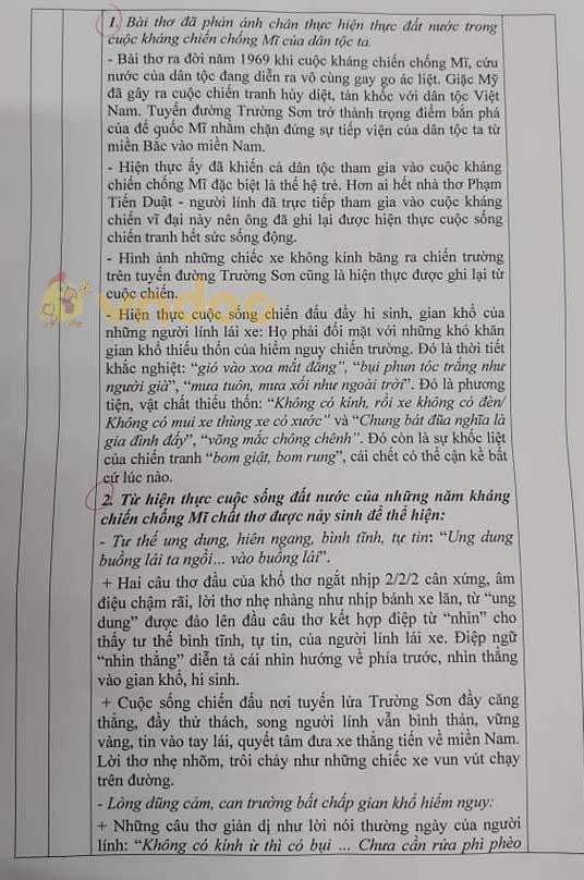 Đề thi chọn học sinh giỏi lớp 9 môn Ngữ văn Phòng GD&ĐT Thiệu Hóa năm học 2020 - 2021