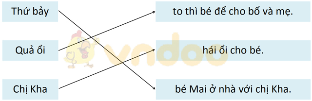 Đề thi giữa kì 1 lớp 1 môn Tiếng Việt năm 2020 sách Chân trời - Đề 1