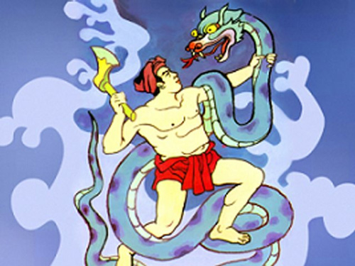 Nhập vai nhân vật Thạch Sanh kể lại chiến công giết chằn tinh lớp 6