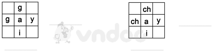 Giải Vở bài tập Tiếng Việt lớp 1 trang 26, 27, 28, 29 Chủ đề 8: Đồ chơi - Trò chơi