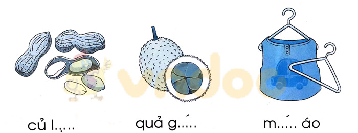 Giải Vở bài tập Tiếng Việt lớp 1 trang 30, 31, 32, 33 Chủ đề 9: Vui học