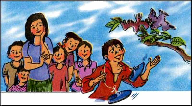 Đôi giày ba ta màu xanh