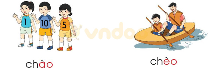 Giải bài tập Tiếng Việt 1 trang 70, 71 Chủ đề 7 Bài 1: ao eo