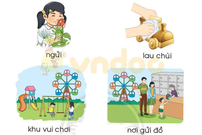 Giải bài tập Tiếng Việt 1 trang 86 Chủ đề 8 Bài 4: ay ây