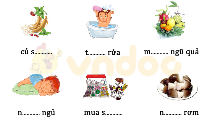 Đề thi giữa kì 1 lớp 1 môn Tiếng Việt năm 2020 sách Cánh Diều - Đề 3