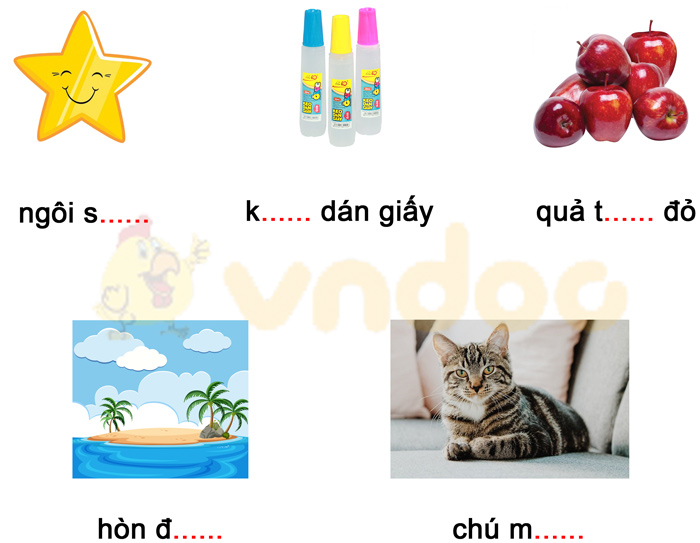 Phiếu bài tập cuối tuần Tiếng Việt lớp 1 Nâng cao - Tuần 9 - Phiếu 1