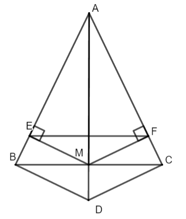 Cho tam giác ABC - Các bài toán hình lớp 7 về tam giác