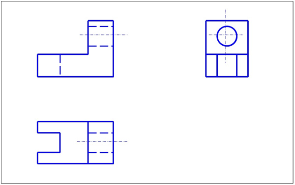Công nghệ 11 Bài 3 Thực hành Vẽ các hình chiếu của vật thể đơn giản