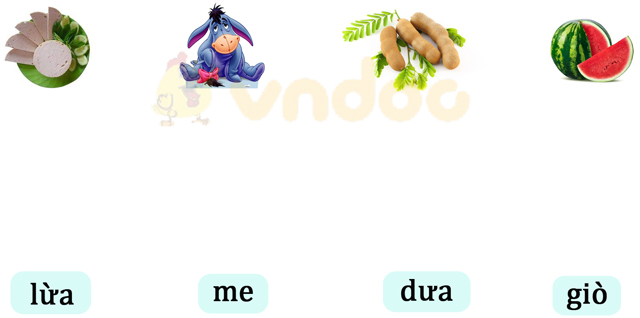 Đề thi giữa học kì 1 lớp 1 môn Tiếng Việt trường Tiểu học Đan Phượng, Hà Nội năm 2020 - 2021