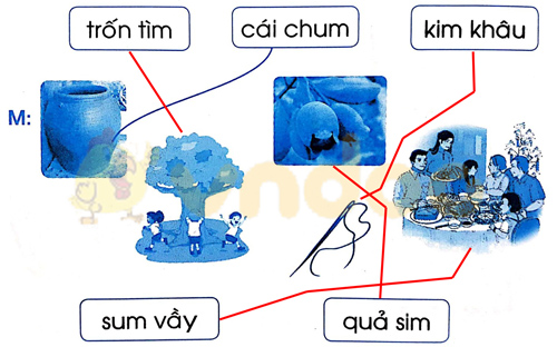 Giải Vở bài tập Tiếng Việt lớp 1 trang 43, 44, 45 Chủ đề 13: Thăm quê