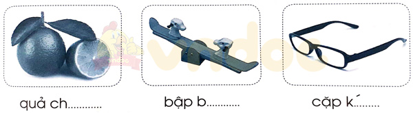 Giải Vở bài tập Tiếng Việt lớp 1 trang 51 Bài 57: anh ênh inh