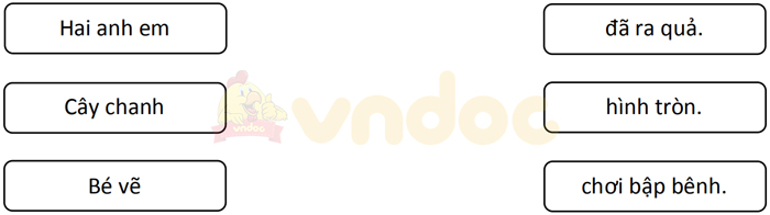 Giải Vở bài tập Tiếng Việt lớp 1 trang 51 Bài 57: anh ênh inh