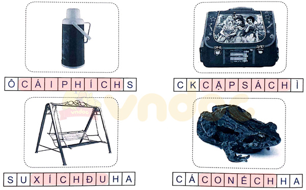 Giải Vở bài tập Tiếng Việt lớp 1 trang 52 Bài 58: ach êch ich