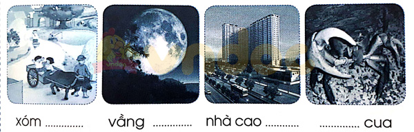 Giải Vở bài tập Tiếng Việt lớp 1 trang 53 Bài 59: ang ăng âng