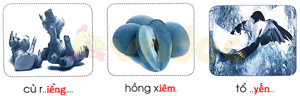 Giải Vở bài tập Tiếng Việt lớp 1 trang 56 Bài 63: iêng iêm yên