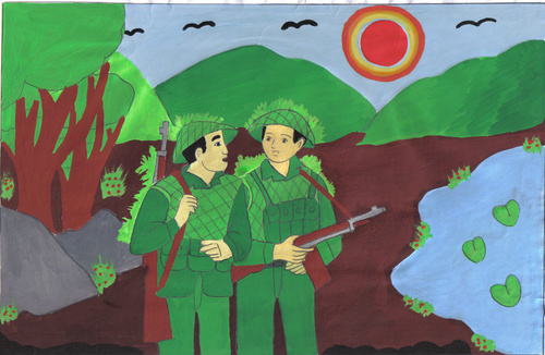 Cảm nghĩ về anh bộ đội cụ Hồ