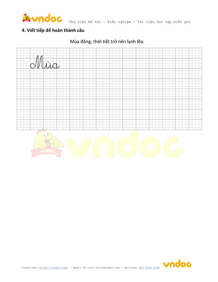 Đề thi học kì 1 lớp 1 môn Tiếng Việt năm 2020-2021 sách Cùng học - Đề 1